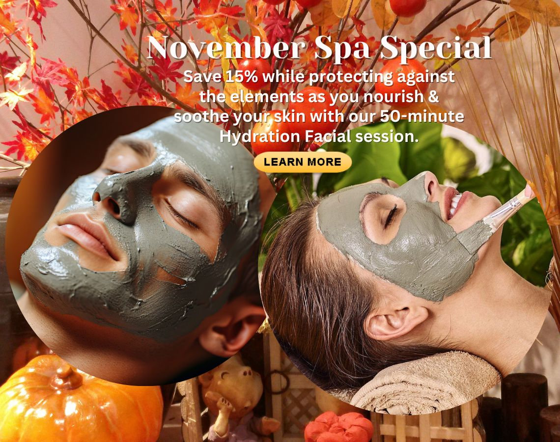 November Spa Specials at The Spa Within at The Lodge on Lake Detroit