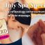 July Spa Specials at The Spa Within at The Lodge on Lake Detroit